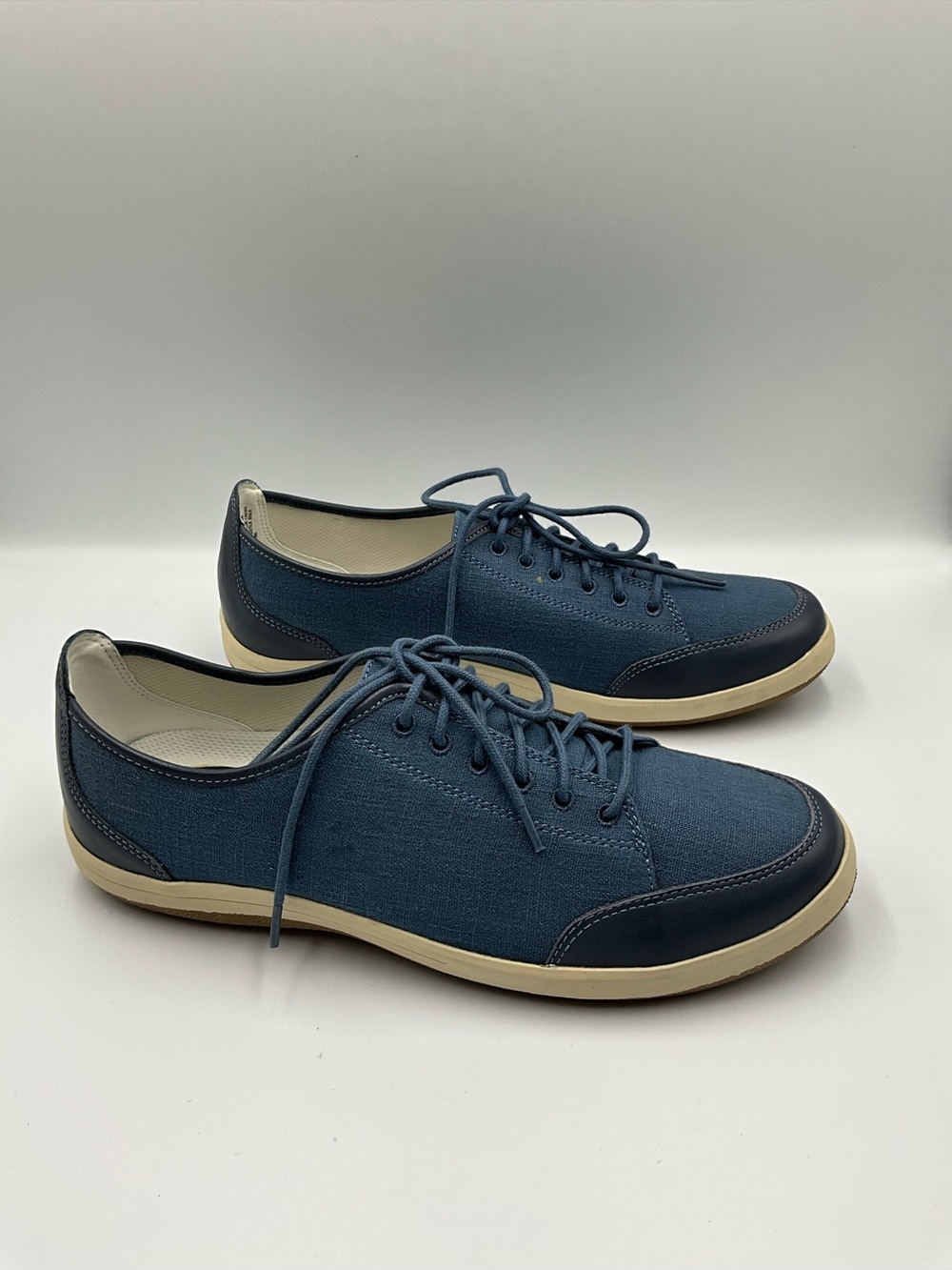 Umberto Raffini Sneakers Size 10.5 (41) Navy Blue Lace-Up Casual Sneakers